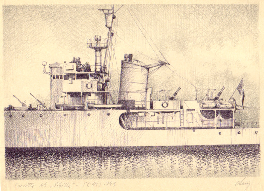 1943 - Corvetta antisommergibile 'Sibilla'